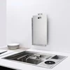 Multifunctional Black Concealed Kitchen Sink with Lid Stainless Steel Bar Built-In Vegetable Sink with Cup Wash Middle Downspout 3