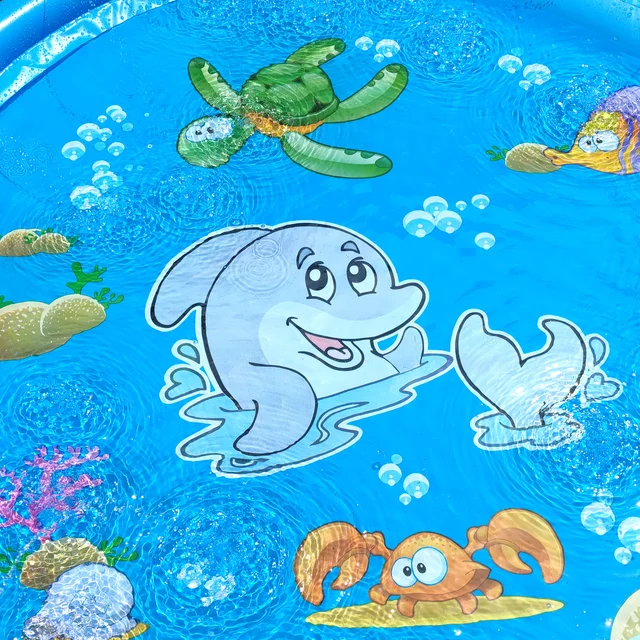 68inch Inflatable Water Player Pools Toys Games Center Children Mattress Children Kids Summer Backyard Outdoor Water Summer Toys 2