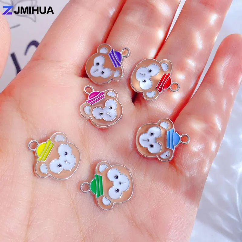 

15pcs Enamel Charms Cute Monkey Charms Pendant For Jewelry Making Findings DIY Handmade Earrings Necklaces Bracelets Accessories