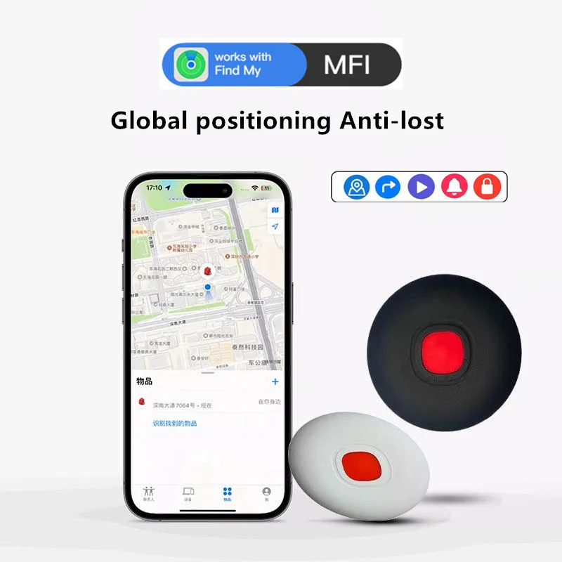 Bluetooth Smart Tags Anti-lost GPS Tracker AirTag Work Find My APP Tracking Locator Global positioning Device Search Finder item