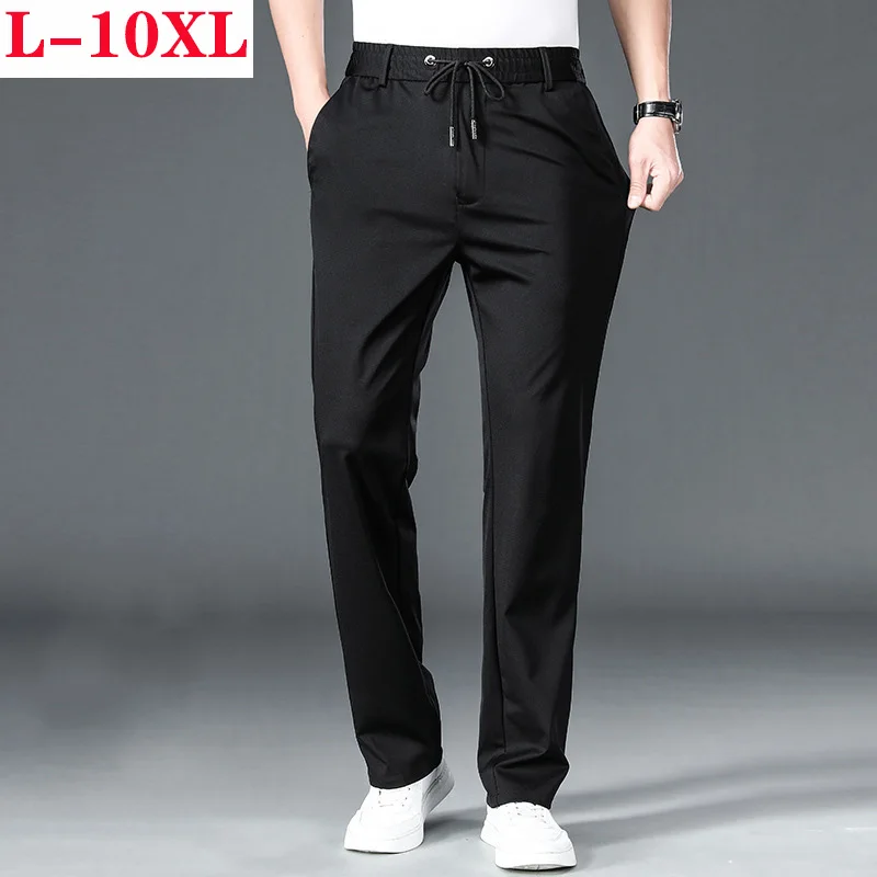 10XL Oversize Men Business Pants Man Elegant Formal Trousers Dress ...