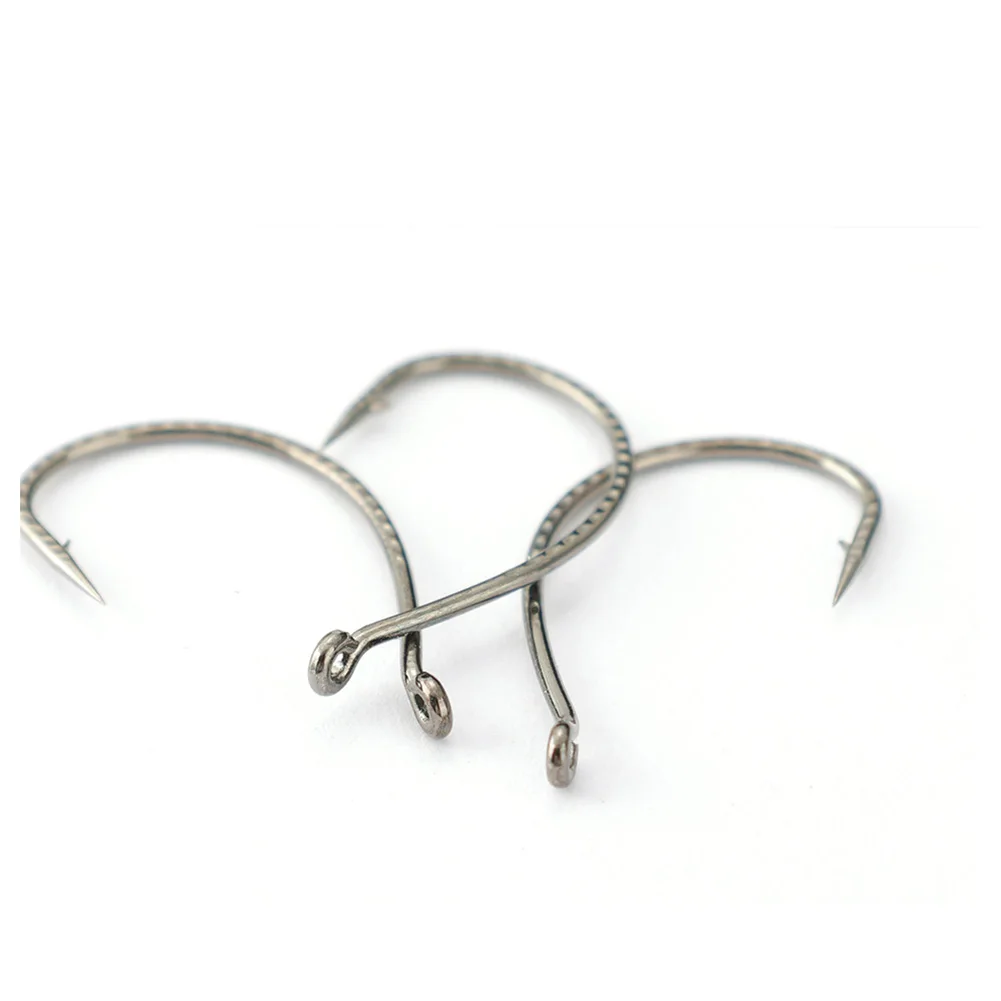 Description Picture 6 of item100Pcs Fishing Hooks Set High Carbon Steel Barbed FishHooks Fishing Barbed Hooks for Freshwater Saltwater Fishing Accessories