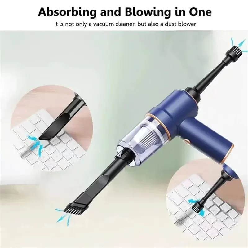 

High-power car special vacuum cleaner Small mini wireless portable household handheld vacuum cleaner 120000PA