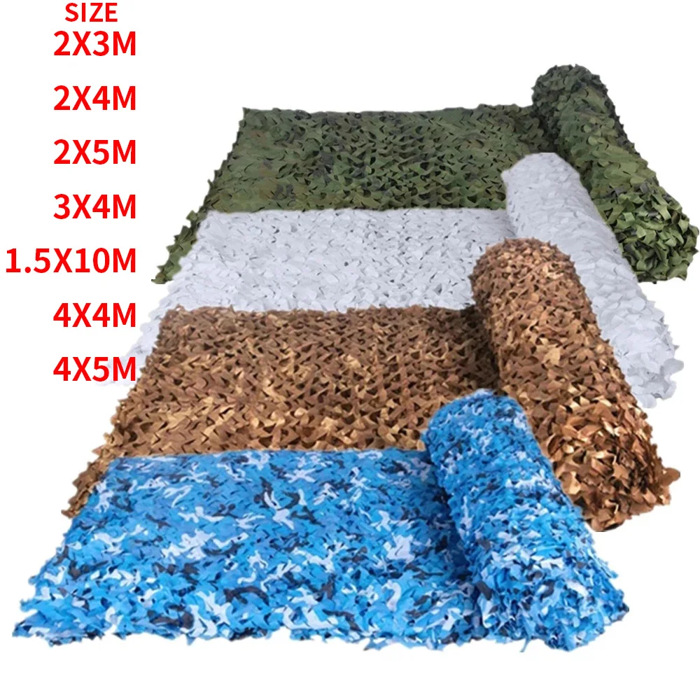 Camouflage net Polyester Oxford material European style concealment camouflage netting