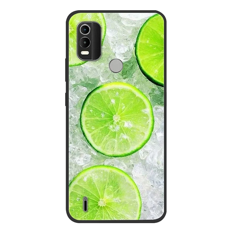 Nokia C21 Plus Black Silicone Soft Phone Case Cover