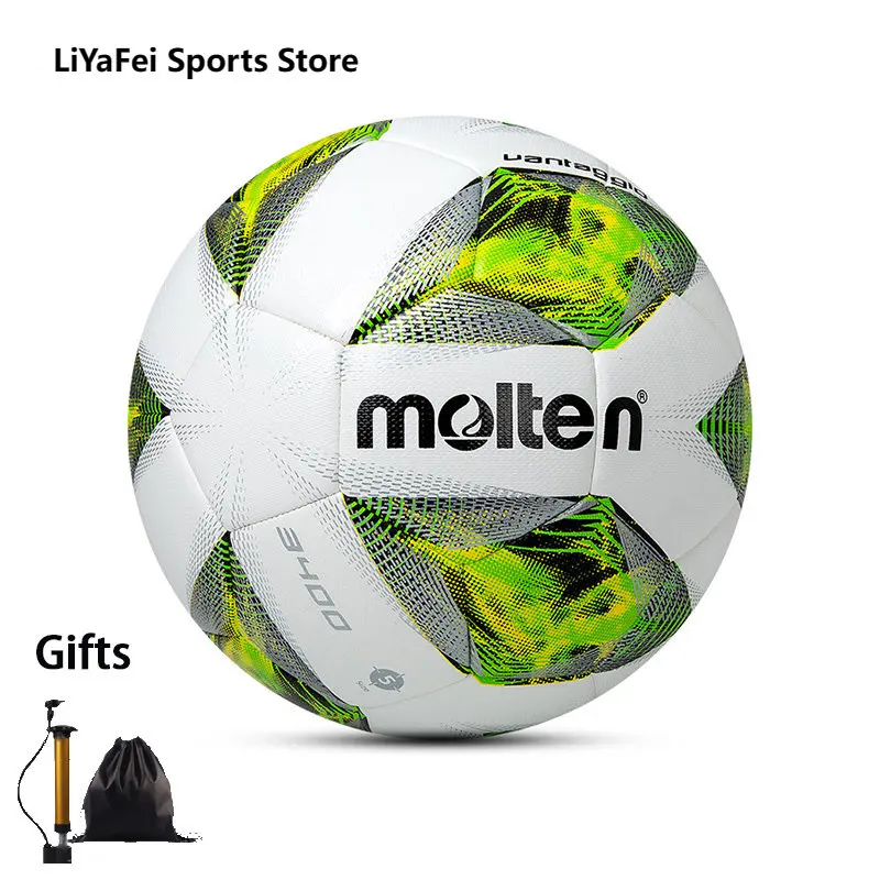 Molten Size 4 5 Official Match Footballs High Quality PU Futsal Balls for Adults Youth Football Free Gifts 3400 Series