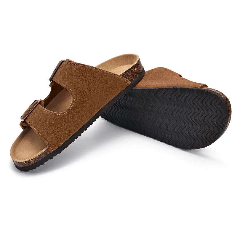 Suede Clogs Slippers With Arch Support For Outdoor