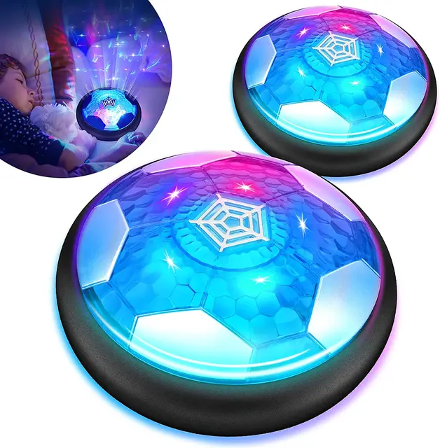 Buy Baztoy Hover Football Goal Set, Kids Toys Rechargeable Air Power Soccer  Ball Led Light with Inflatable Ball & Basketball Gadget Gifts for Boys  Girls Children Age 3-12 Years Indoor Outdoor Garden