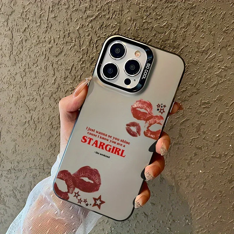 Vibrant Red Lips Print Phone Case - Bold & Stylish Design