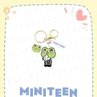 KPOP 17 Miniteen Cartoon Acrylic Keychain S.COUPS JEONGHAN JOSHUA JUN HOSHI VERNON DINO WONWOO WOOZI DK MINGYU THE8 SEUNGKWAN 2