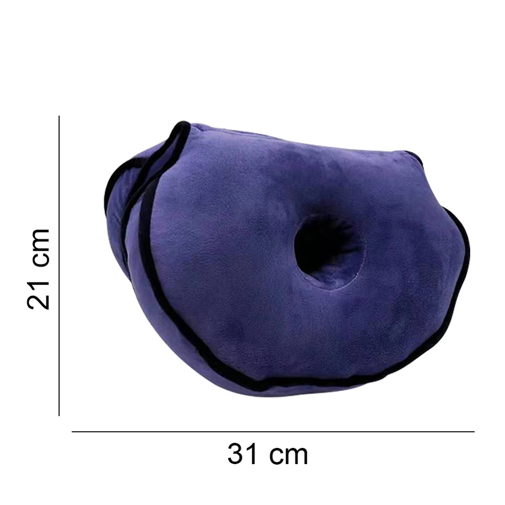 Dropshipping Dual Comfort Orthopedic Cushion Pelvis Pillow Lift Hips Up Seat Cushion Multifunction, for Pressure Relief