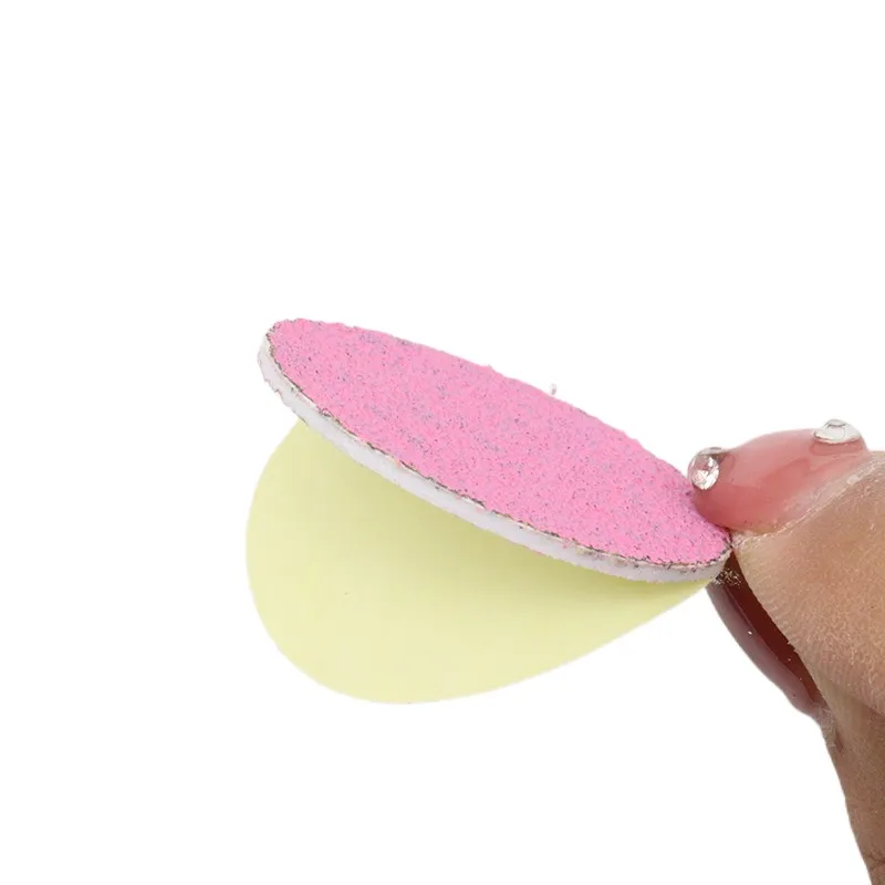 5가지 색상 샌딩페이퍼 50개입 페디큐어 발 관리 도구 15mm 20mm 25mm 35mm 네일 드릴 비트 디스크 살롱 굳은살 교체용