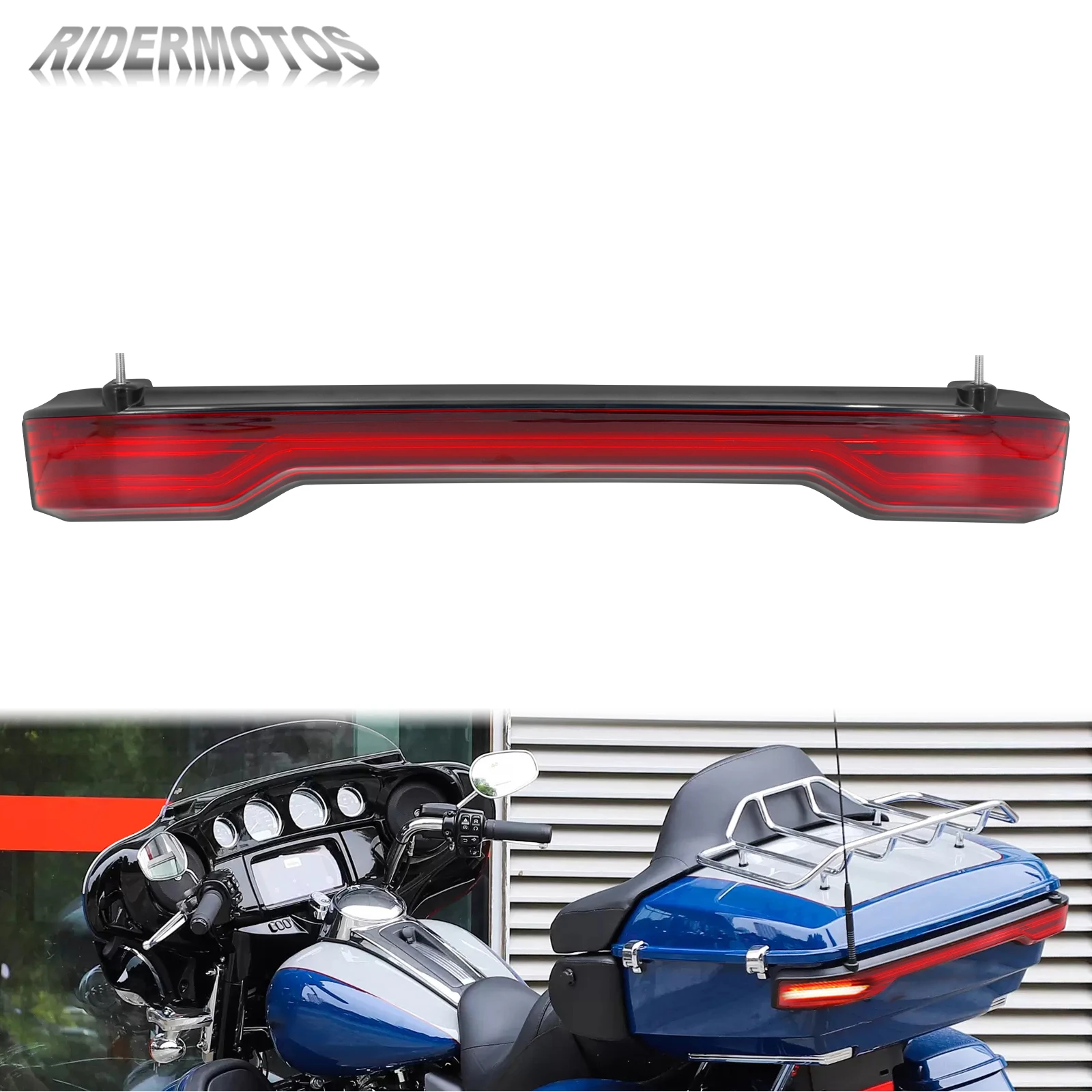 

Motorcycle Tour Trunk Taillight Led Brake Turn Signal Tail Light For Harley Touring Ultra Limited FLHT FLHR FLHTCUTG 14-22 Lamp