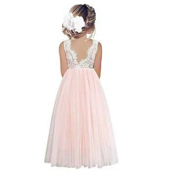 Girls Lace Princess Dress 1
