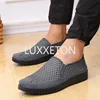 Men Mesh Breathable Vulcanized Shoes Summer New Fashion Non Slip Comfortable Soft Sole Breathable Black Casual Sports Shoes 1