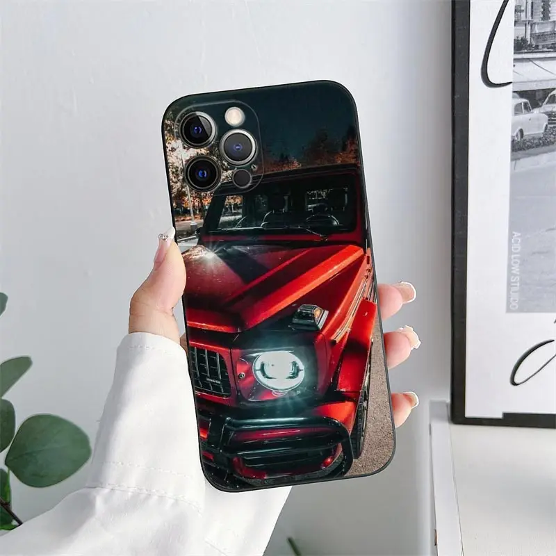 Sleek Men's SUV Sports Car Phone Case - Premium Soft Cover