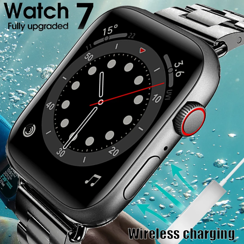 Smartwatch Men Women Smart Watch 2022 wireless charger Bluetooth Call Custom Dial better than for Apple Watch smart watch men