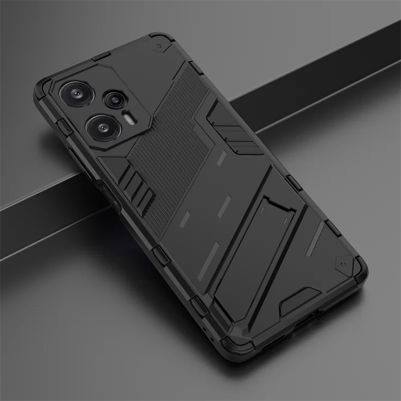 

Чехол для Xiaomi Poco F5, Силиконовый ТПУ Жесткий Пластиковый армированный чехол, задняя крышка Xiaomi PocoF5, корпус телефона, противоударный кронштейн