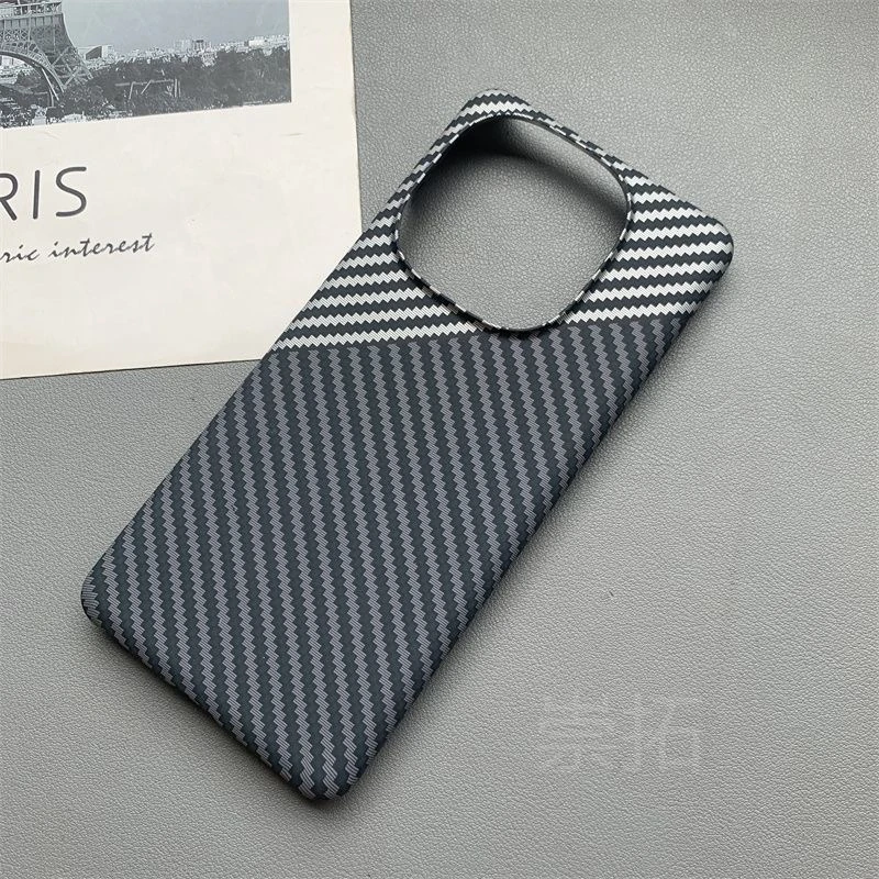 Sleek Matte Carbon Fiber Texture Phone Case - Ultra Thin & Durable Back Cover Bumper