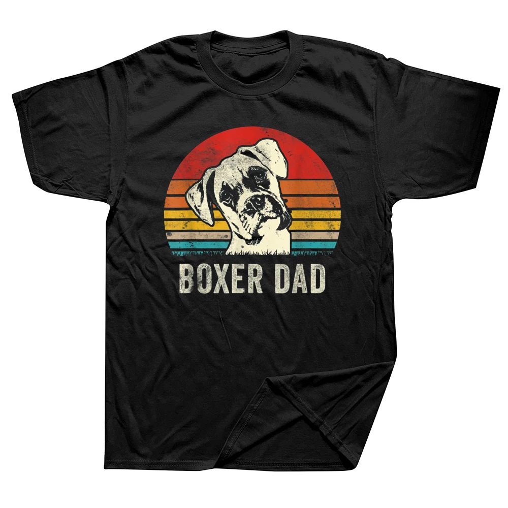 Boxer Dog Shirt Men Shirts Streetwear Boxer Dog Tshirt Boxer Dad