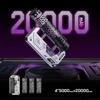20000mAh Tactical Replaceable Battery Power Bank 22.5W Fast Charging External Battery Portable Charger for iPhone Xiaomi 4
