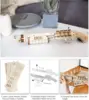 Robotime Rokr Corsac M60 Toy Gun 3D Wooden Puzzle Mechanical Building Model Kit for Children 14 Years Christmas gift 6