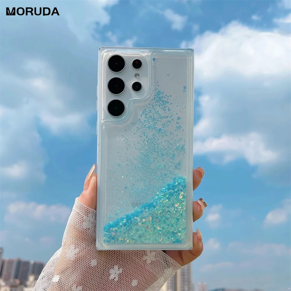 Luminous Glitter Quicksand Bling Phone Case Cover