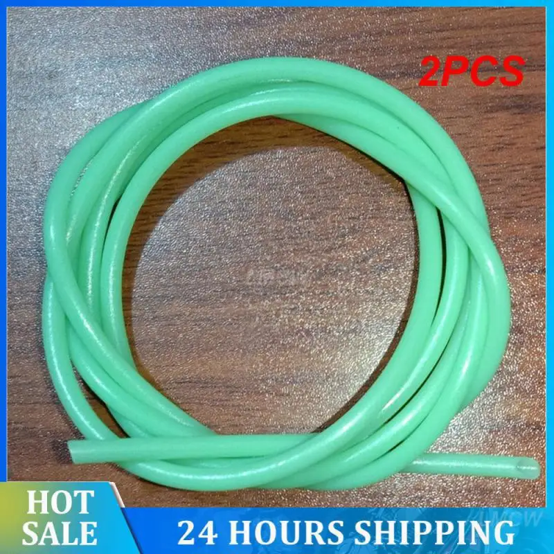 

Силиконовый шланг 2 шт., устойчивость к разрыву и стрессу, прозрачный материал, для морской рыбалки и ночной рыбалки, рыболовное снаряжение