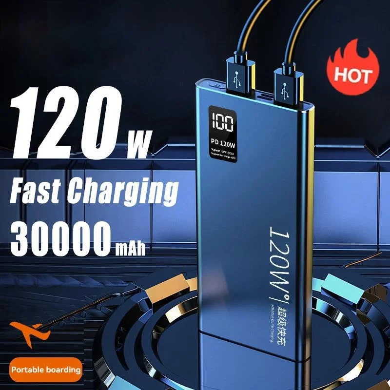 Originale Per Xiaomi Mijia120W Power Bank Di Ricarica Super Veloce 30000Mah Power Bank Compatto Aggiornato Power Bank Portatile Per I Viaggi