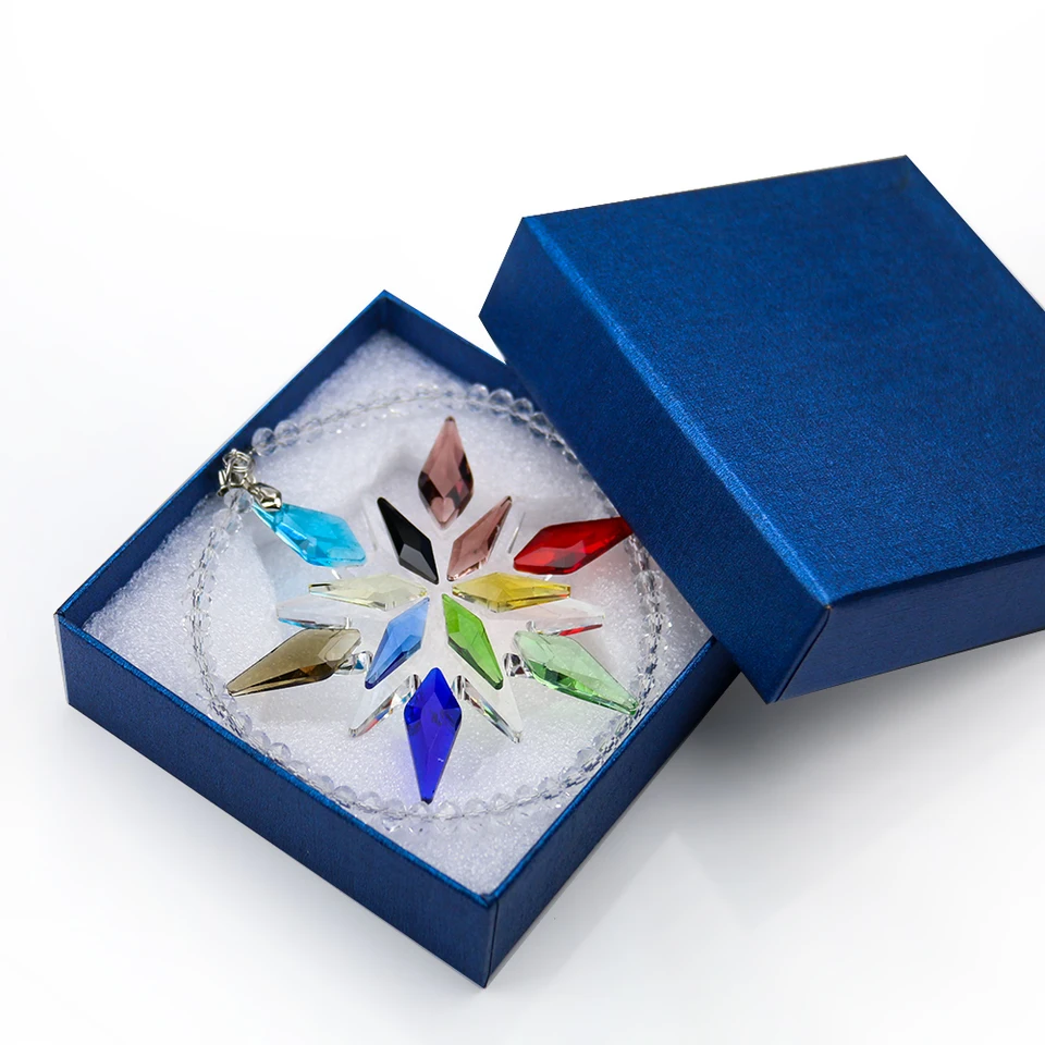 4 Acchiappasole In Cristallo Arcobaleno - Ciondoli Decorativi A Forma Di Goccia, Reticolo E Acero - Per Creare Riflessi Di Luce In Casa, Giardino, Finestre - Regalo Donne