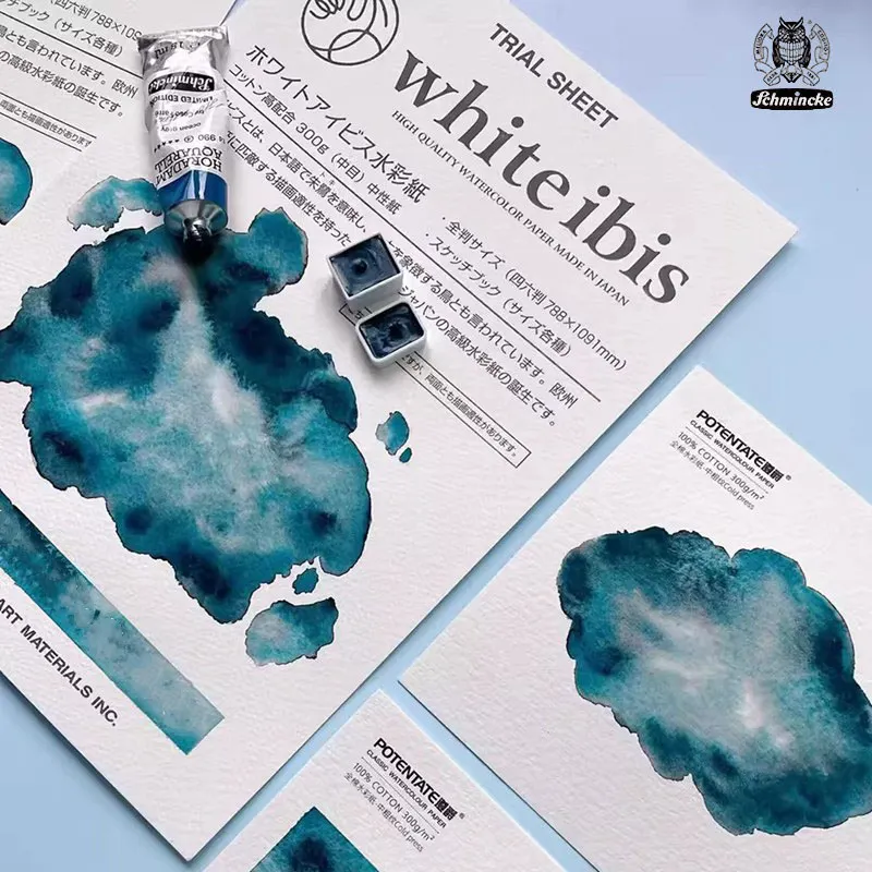 Schmincke 1ml/2ml Blue/Green Master Watercolor Paint Sample Handmade Professional Water Color Paint for Painting Art Supplies watercolor painting set watercolor paint watercolor pigment