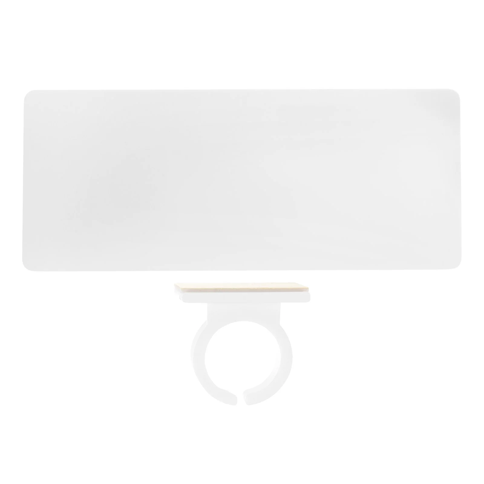

Blank Microphone Logo Station Acrylic Microphone Logo Station Portable Microphone Logo Station (Clip)