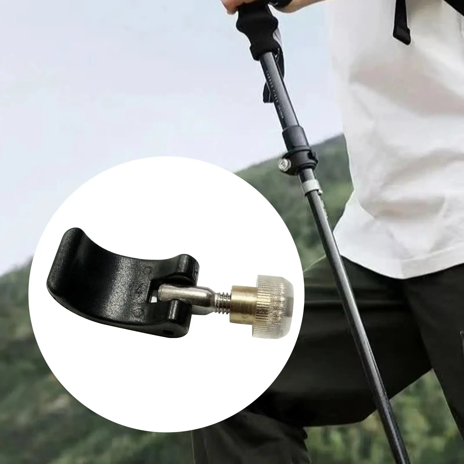 Walking Stick Lock Handle, Trekking Stick Lock Repair Parts Climbing Stick Pole