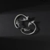 AOEDEJ 1Piece/Pair Punk Ear Cuff Stainless Steel Earrings Clip On Jewelry Men Vintage Skull Snake Helix Fake Piercings Earring 4