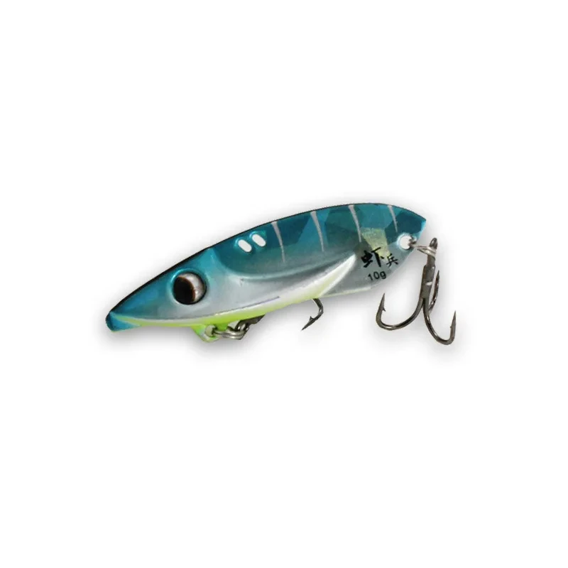 

1Pcs quality 10g Metal VIB FIshing Lure Vibration 3D Eyes Pesca Crank Lures Winter Sinking Hard Bait Swimbait Fishing Tackles