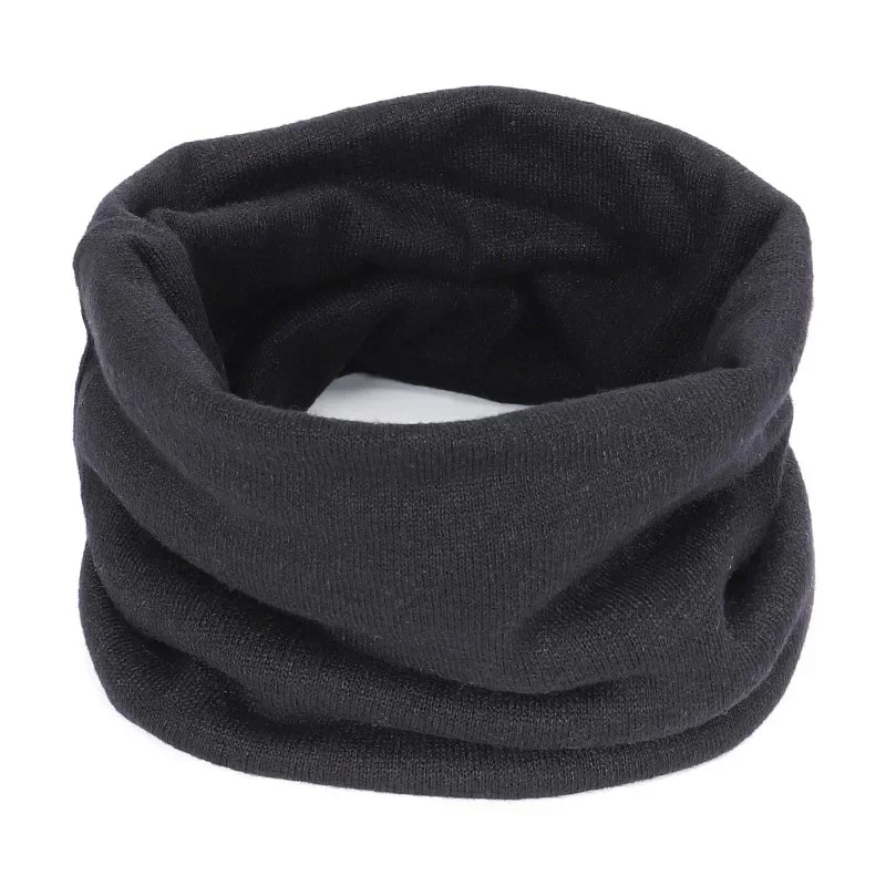 New Cashmere Winter Scarf for Baby Boys Girls Kids Knitted Scarves Unisex Elastic Mufflers Children Autumn Crochet Baby Scarf 4