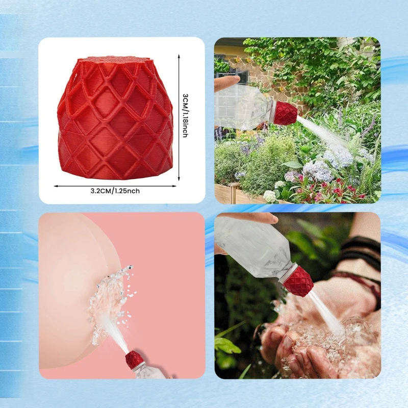 1pc L5 PET Bottle Spray Cap Outdoor Water Spray Nozzle for Survival, Hiking & Gardening (Universal Fit for Soda/Water Bottles)