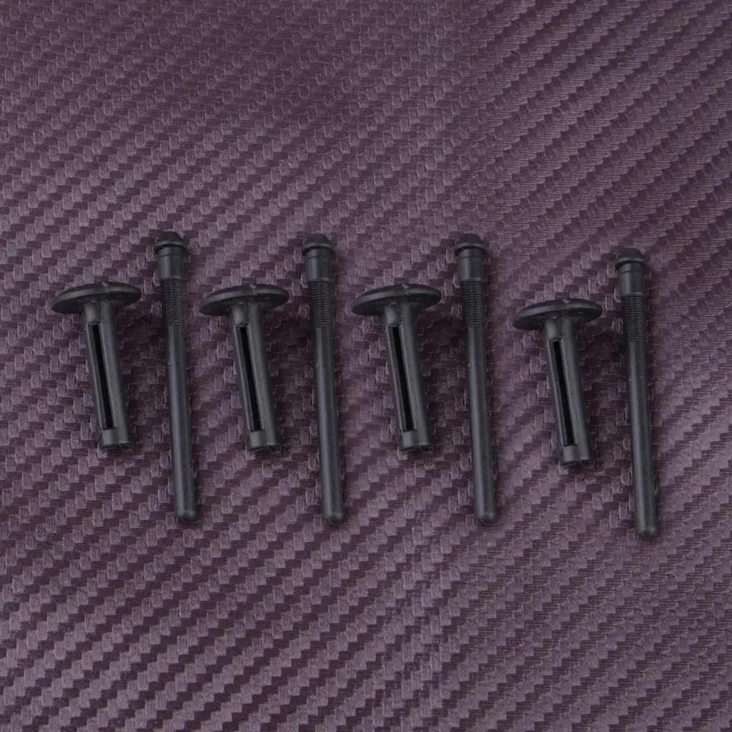 

100 Sets Black Nylon Blind Rivet Clip Fastener Retainer Fit for Jeep Ford Chrysler 6500911 14063981 N803043S 8934201531