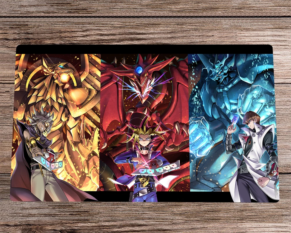 

Игровой коврик YuGiOh gcc TCG, темные Марики, Крылатый дракон, аниме, игровой коврик для торговых карт и свободная сумка, противоскользящий Настольный коврик, коврик для мыши 60x35 см