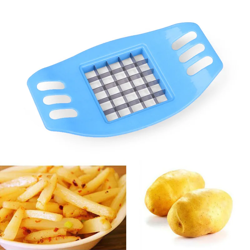 Vegetable Cutter Potato Cutting Device Fries Kit French Fry Yarn Cutter Set Carrot Vegetable Slicer Chopper Chips Making Tool Kitchen Accessories vegetable cutter