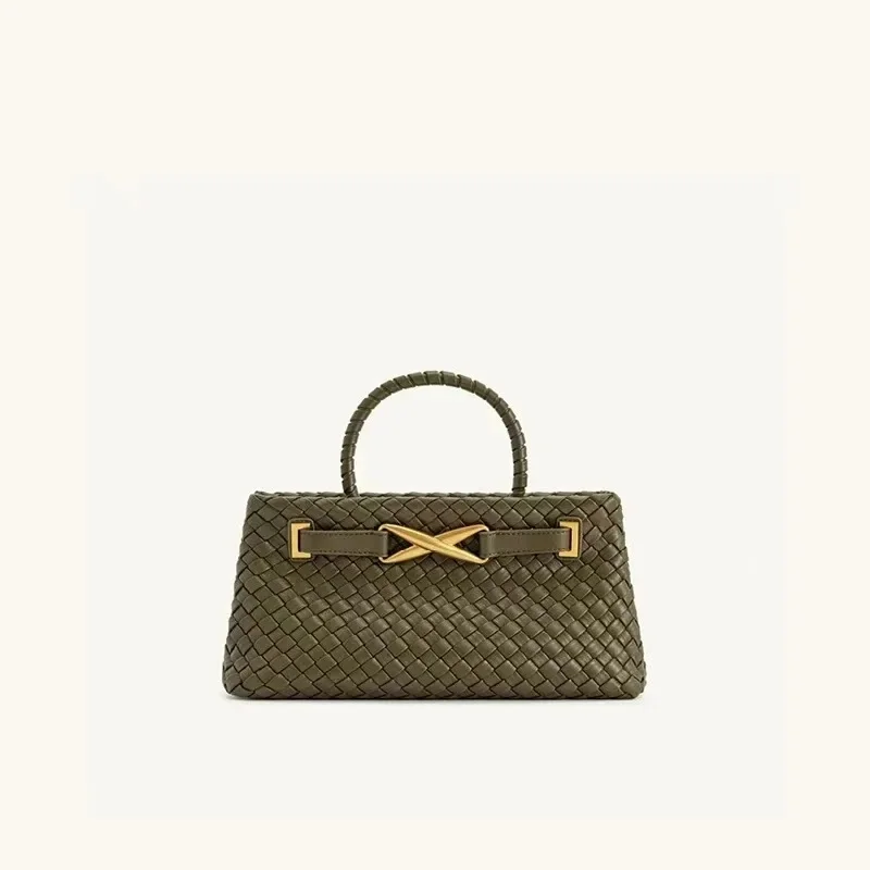 حقيبة كتف جلد فاخرة