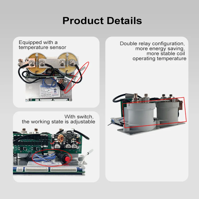 102.4V 350A 500A Relay bms 32s lifepo4 2000A 5000A Peak Battery protection board