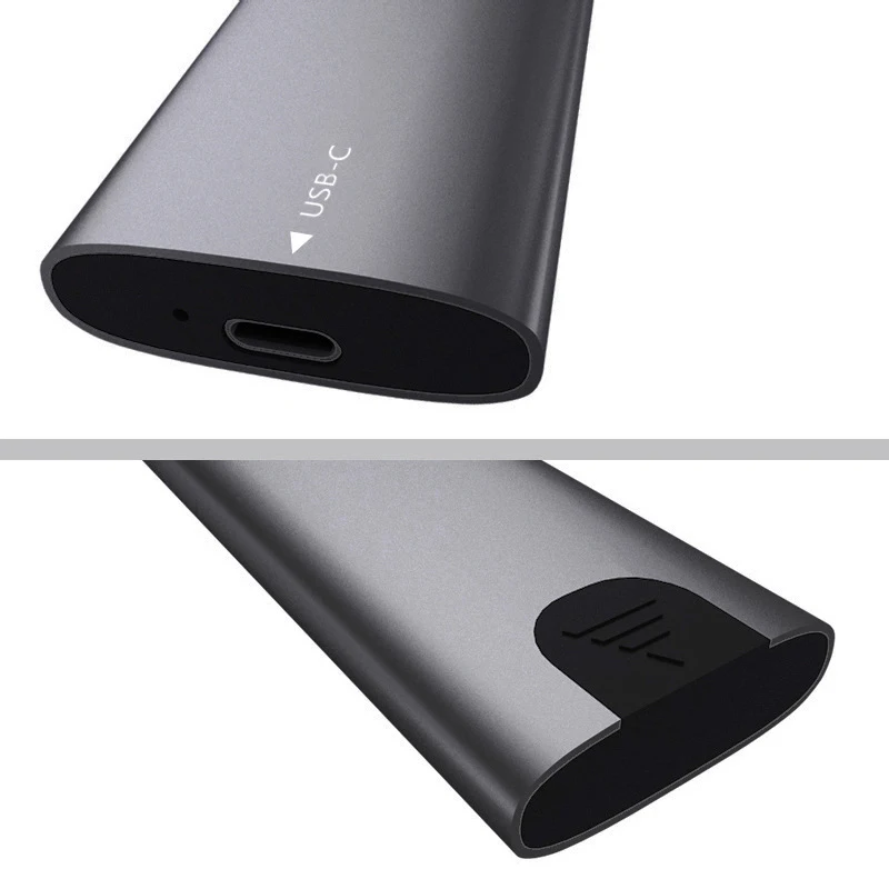 UTHAI M.2 Hard Drive Case USB3.0 Type-C to M.2 NGFF/NVME Solid-State Drive Case Metal External Portable Hard T23