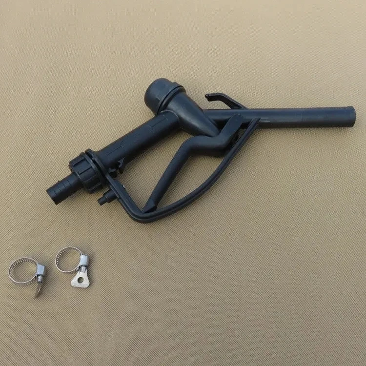 Plastic Manual Heavy Duty Fuel Nozzle Gun with Hook 25mm / 20mm Gasoline Nozzle Max Flow 45L/m flowmeter Meters