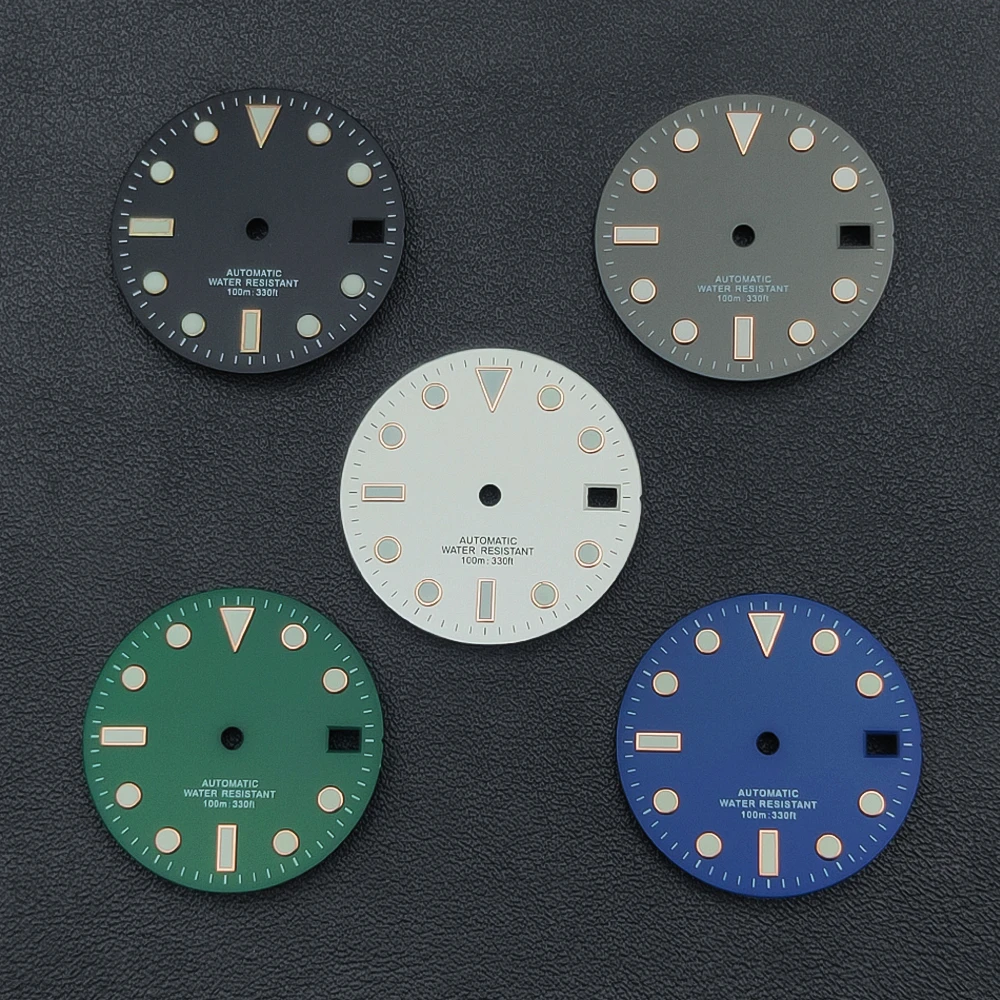 Blue Luminous Dial - 28.5 mm