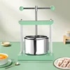 2L Manual stainless steel press grape fruit and vegetable press slag juice separation squeeze water commercial high-end juicer 6
