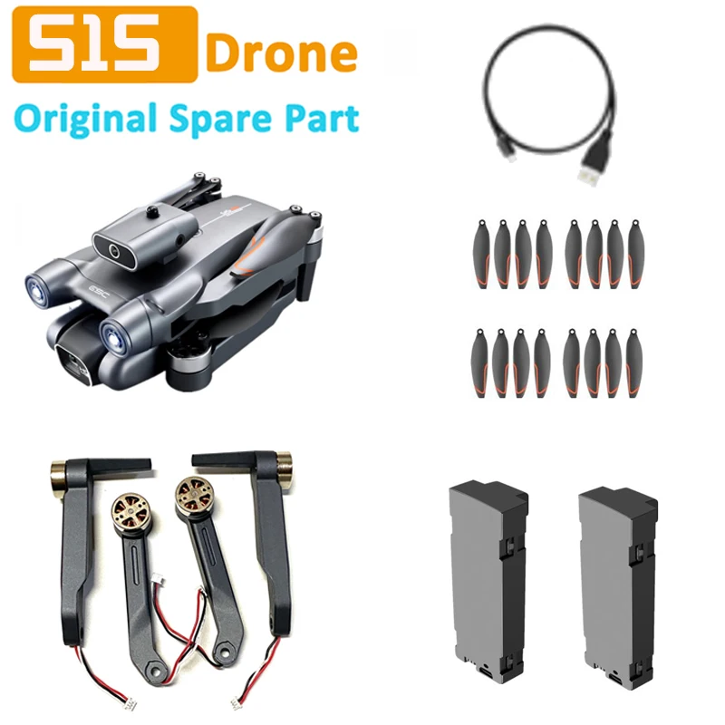 S1S Mini Drone Original Spare Parts Kit Battery 3.7V 1800mAh/ propeller