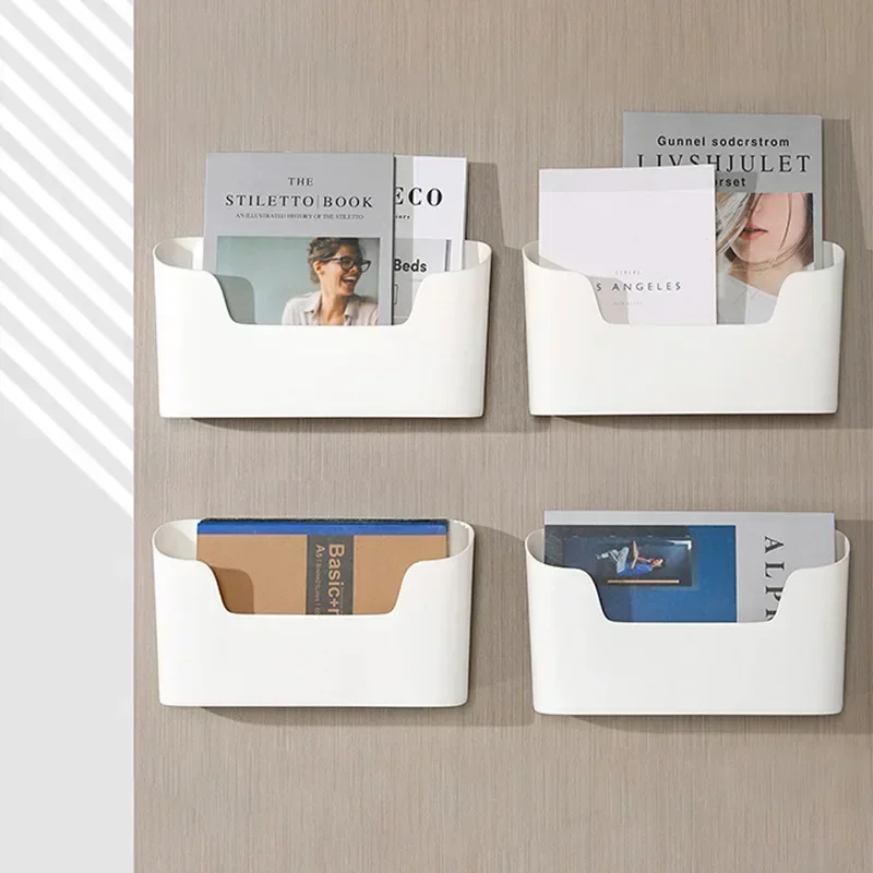 

Неперфорированный настенный ящик для хранения для кухни ванной комнаты разные предметы пластиковые двери шкафа хранение и организация