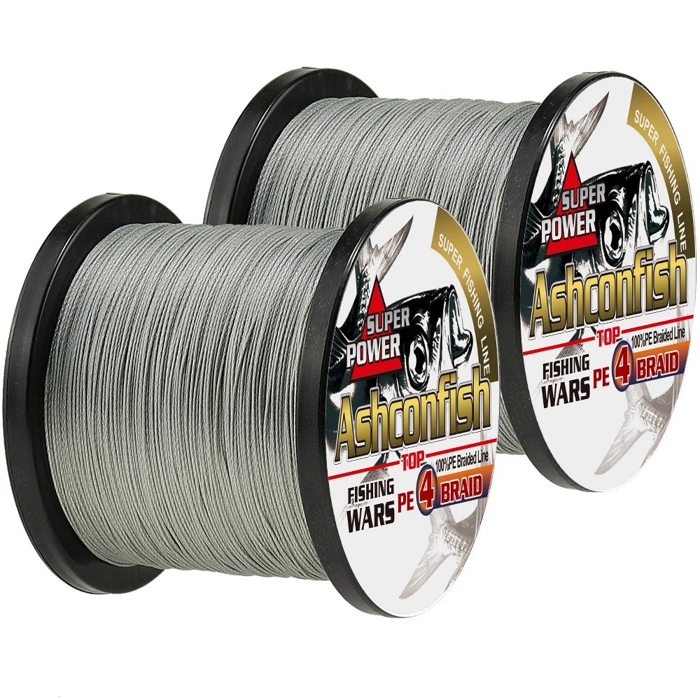 베네딕트 슈퍼 PE 편조 낚싯줄, 잉어 낚시용 멀티 필라멘트 낚싯줄, 4 가닥, 500m, 1000m, 바닷물 6-100LBS