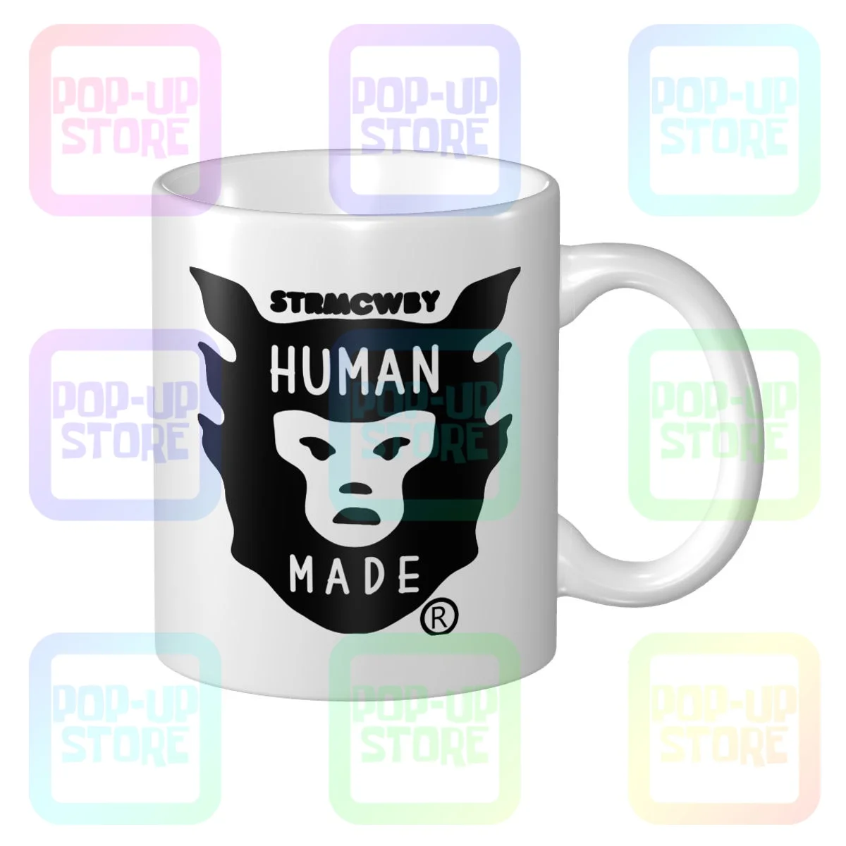 Human Made Clover Logo Pharrell Nigo Mug Coffee Mugs Tea Cups Home Cute  Mugs Breakfast Cup Personalized Cup